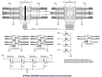回路図 - STMicroelectronics STEVAL-OET005VC評価キット